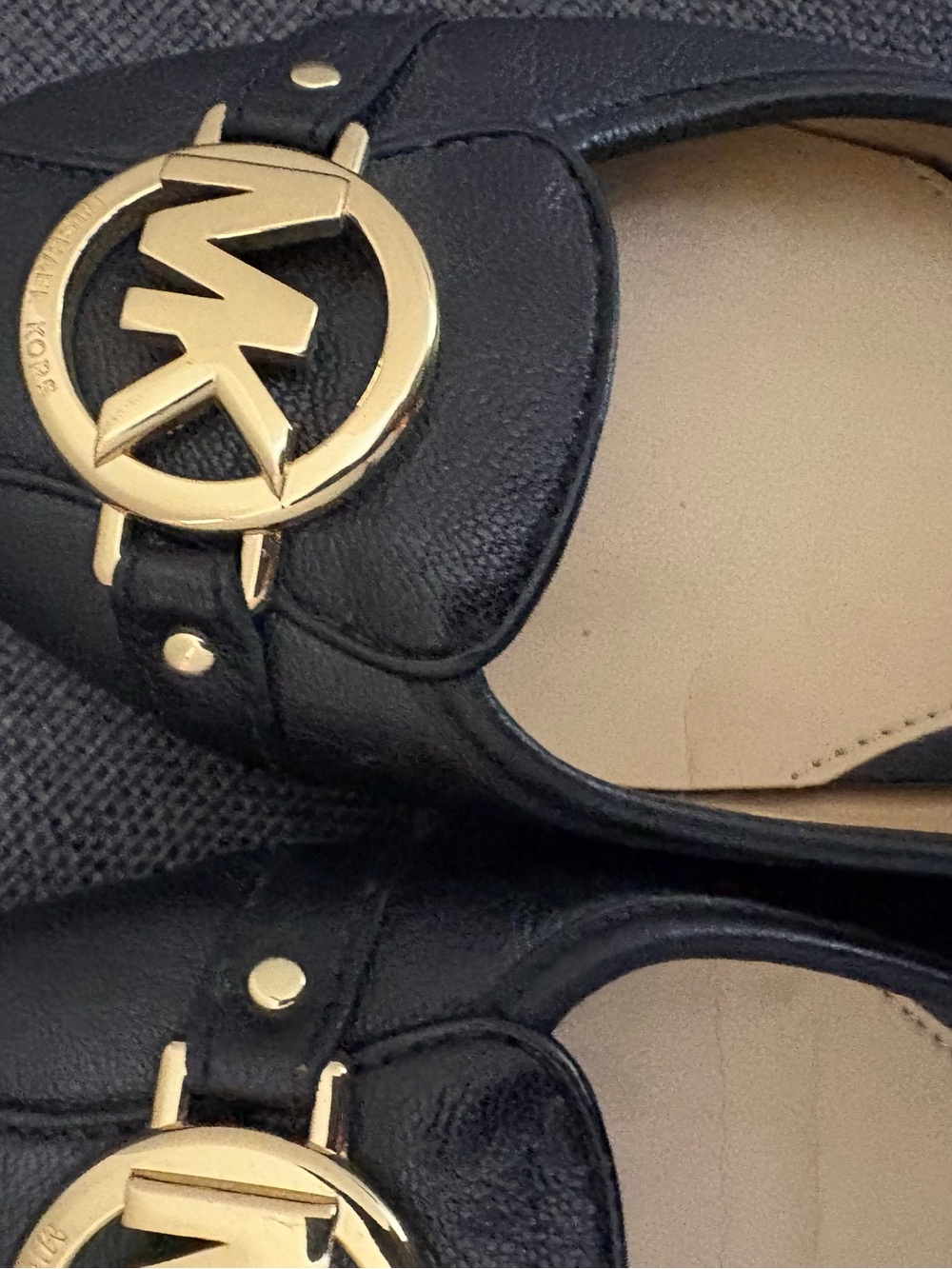 Women’s Michael Kors Black Flats Size 8.5 - Picture 6 of 8